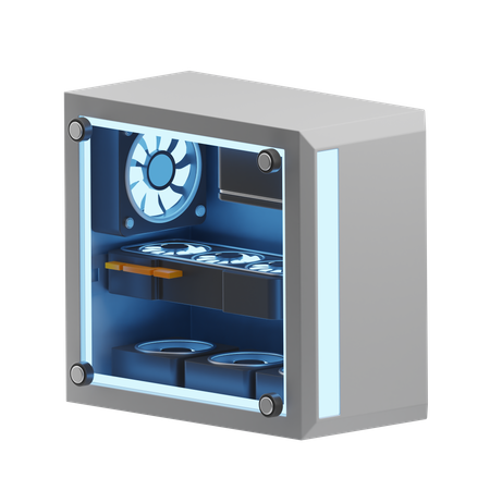 Gaming Pc  3D Icon