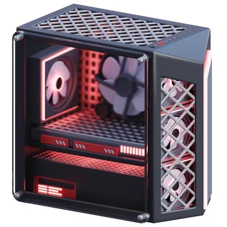 Gaming Pc  3D Icon