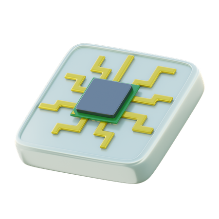 Gaming Processor  3D Icon