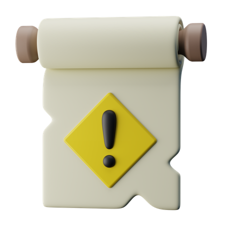 Gaming Quest Scroll  3D Icon