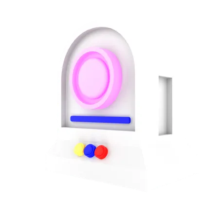 Gaming robot  3D Icon