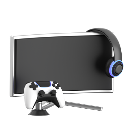 Gaming Setup  3D Icon