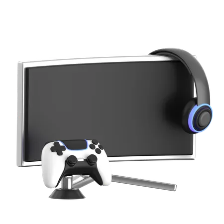 Gaming Setup  3D Icon