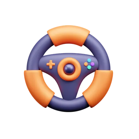 Gaming steering  3D Icon