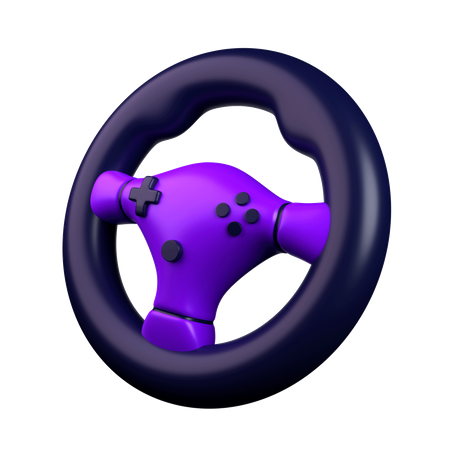 Gaming Steering  3D Icon