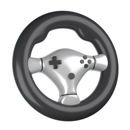 Gaming Steering Wheel  3D Icon