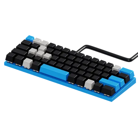 Gaming-Tastatur  3D Illustration