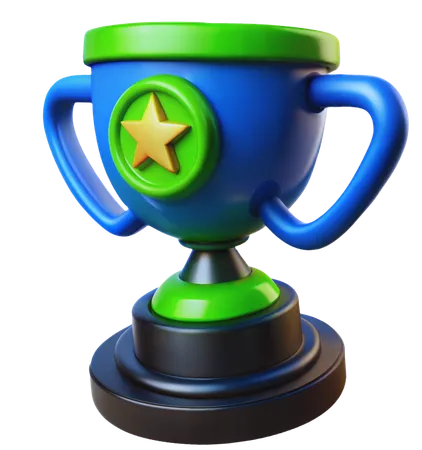 Gaming-Trophäe  3D Icon