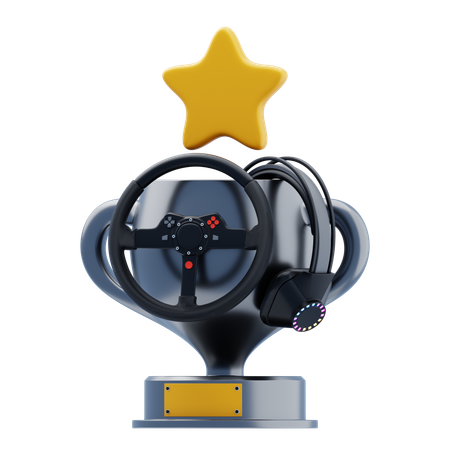 Gaming Trophy  3D Icon