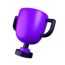 3d gaming trophy logo