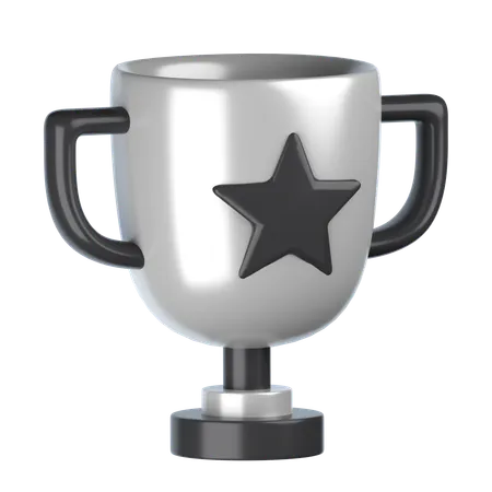 Gaming Trophy Star  3D Icon