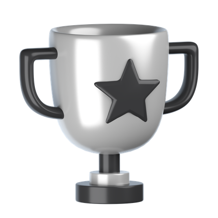 Gaming Trophy Star  3D Icon