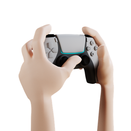 Gaming with ps  3D Icon