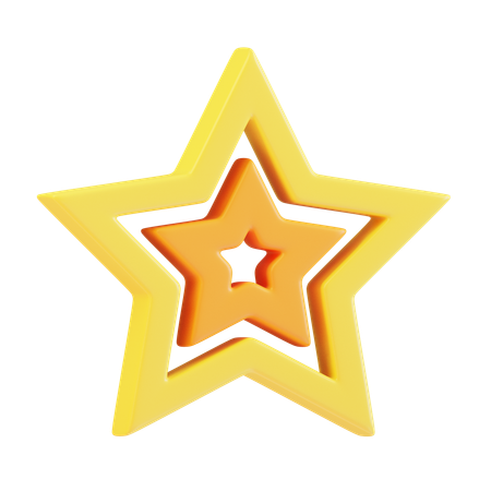 Estrella ganadora  3D Icon