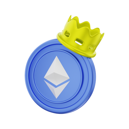 Ganador de ethereum  3D Illustration