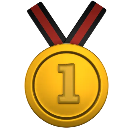 Medalla ganadora  3D Icon