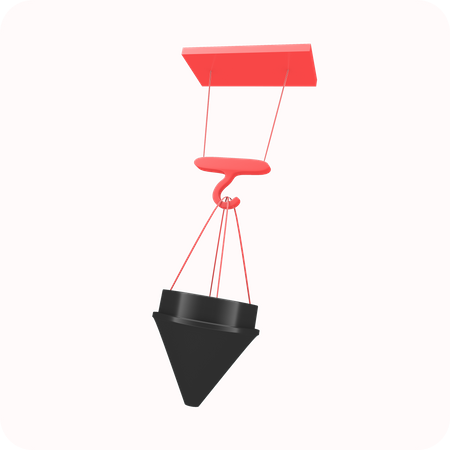 Gancho de crena  3D Icon