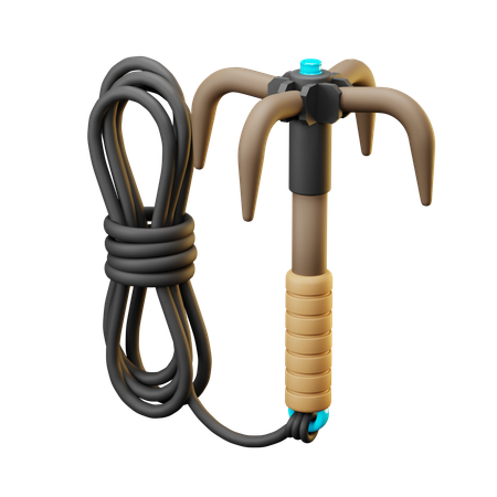 Gancho de escalada de montanha  3D Icon