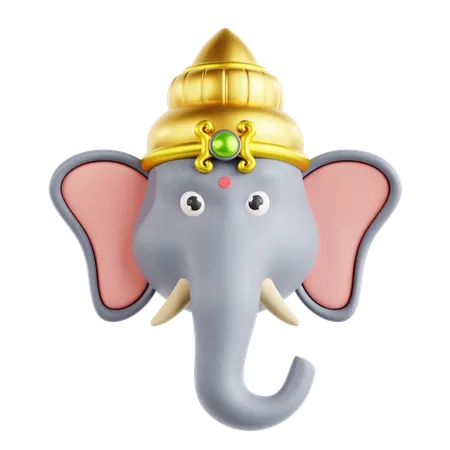 Ganesha  3D Icon