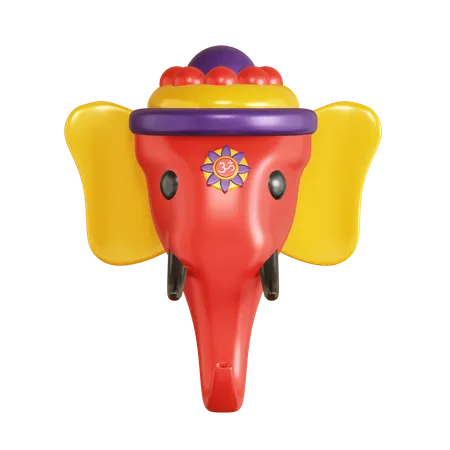 Ganesh  3D Icon