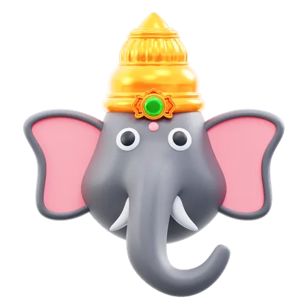 Ganesha  3D Icon