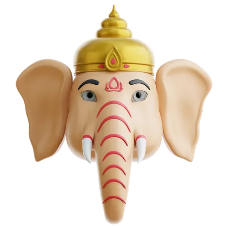 Ganesh  3D Icon