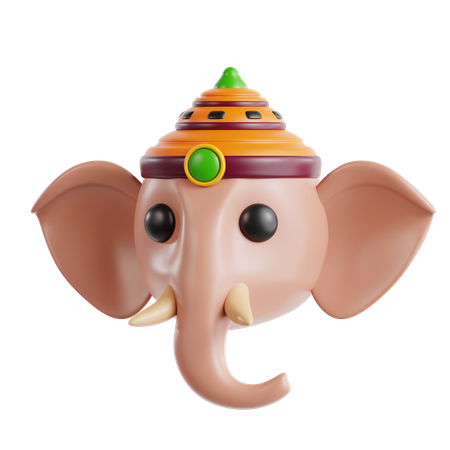 Ganesh  3D Icon