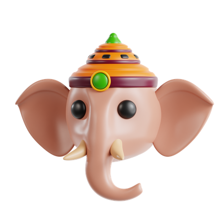 Ganesh  3D Icon