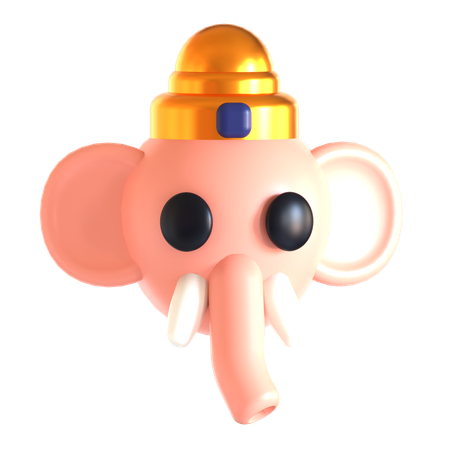 Ganesha  3D Icon