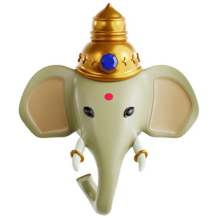 Ganesha  3D Icon