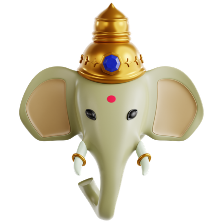 Ganesha  3D Icon