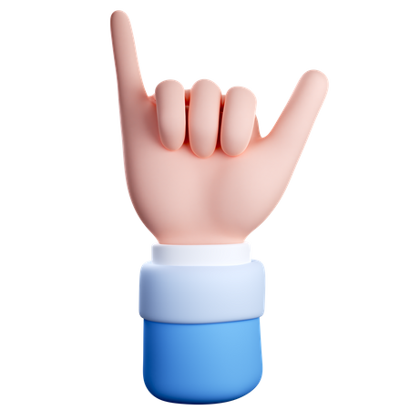 Gang Greeting Sign Gesture  3D Icon