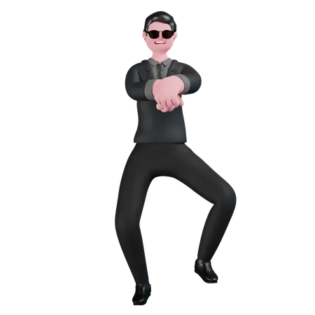 Gangnam Dance  3D Icon