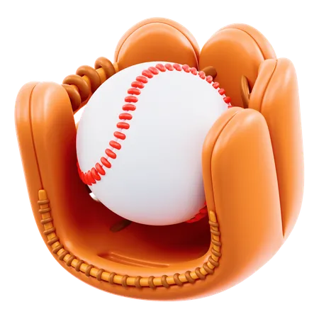 Gant de baseball  3D Icon