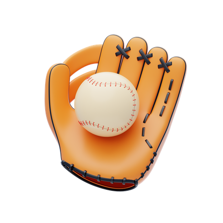 Gant de baseball  3D Icon