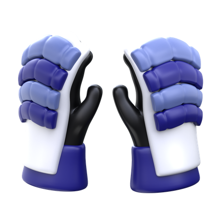 Gant de cricket  3D Icon