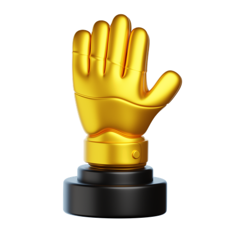 Gant d'or  3D Icon
