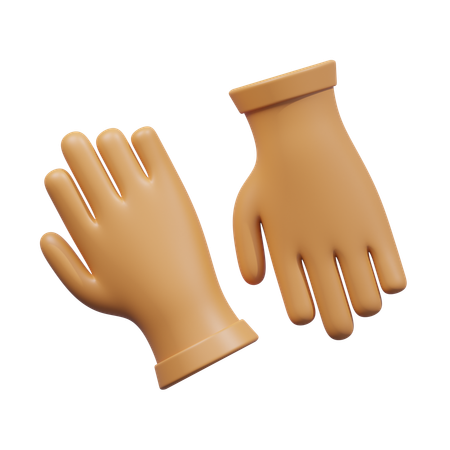 Gants agricoles  3D Icon