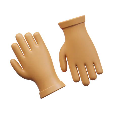 Gants agricoles  3D Icon