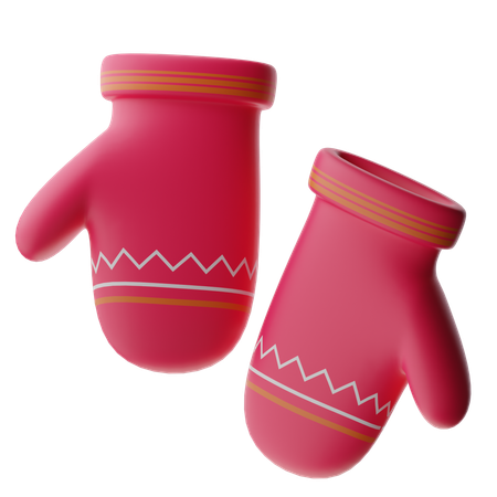 Gants d'hiver  3D Icon