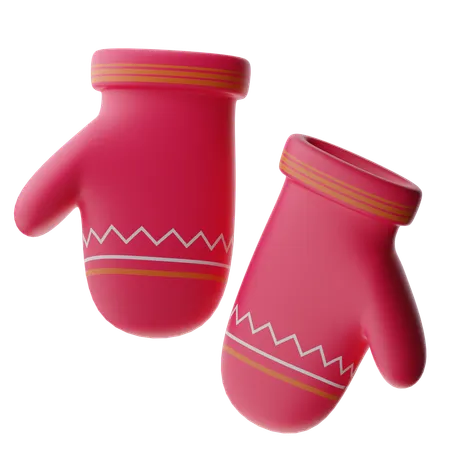 Gants d'hiver  3D Icon