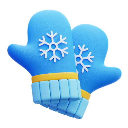 Gants d'hiver  3D Icon