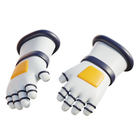 Gants d'astronaute  3D Icon