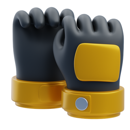 Gants de gardien de but  3D Icon