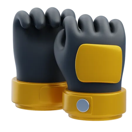 Gants de gardien de but  3D Icon