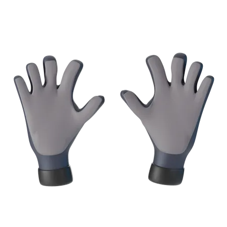 Gants de gardien  3D Icon