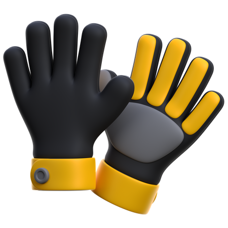 Gants de gardien de but  3D Icon