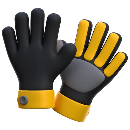 Gants de gardien de but  3D Icon