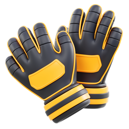 Gants de gardien de but  3D Icon