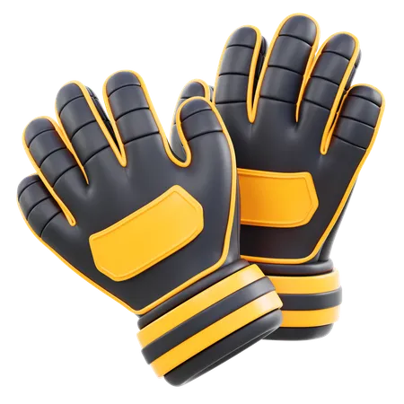 Gants de gardien de but  3D Icon